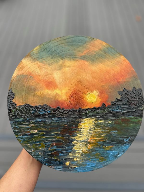 'Chester Glow' - River Dee over to The Meadows