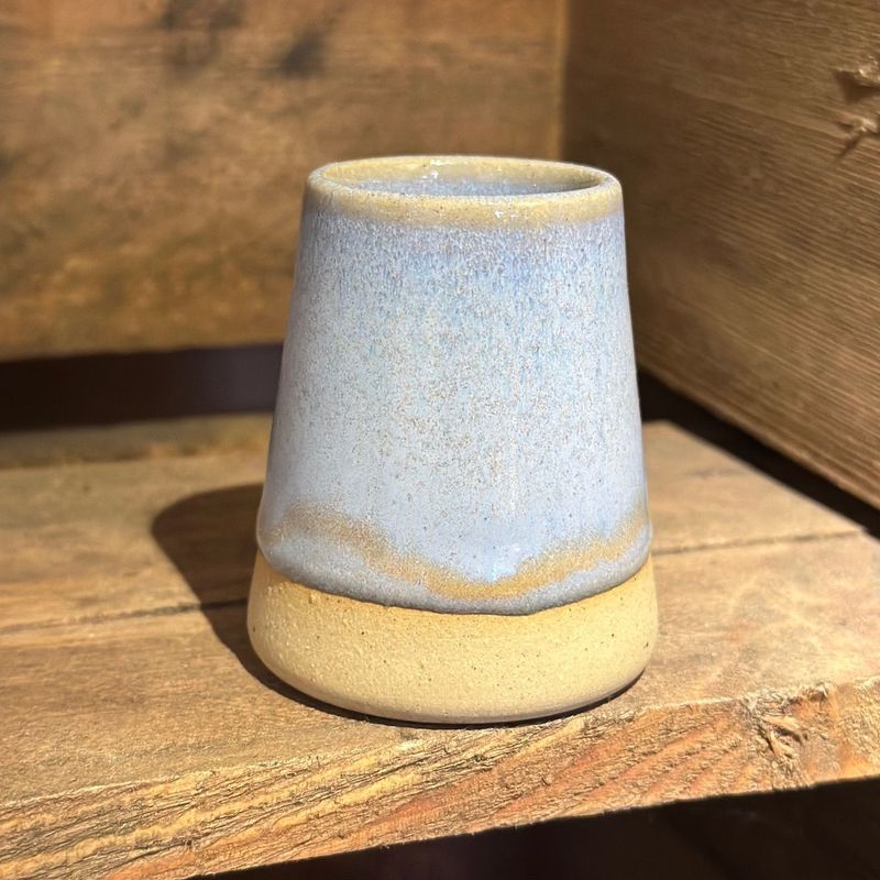 Misty Blue Shot Glass