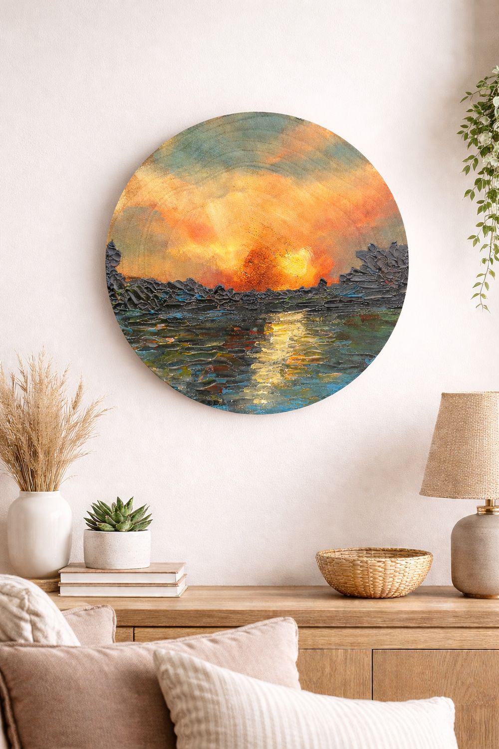 'Chester Glow' - River Dee over to The Meadows