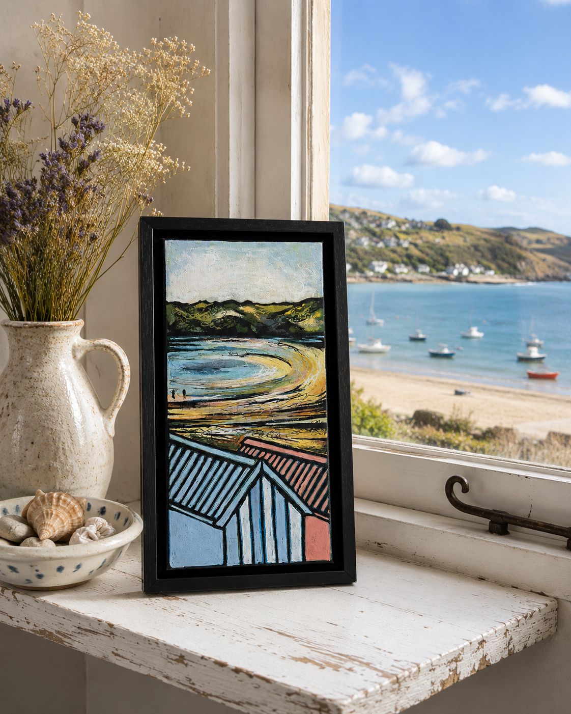 'Over the beach huts’ - Abersoch 'Over the beach huts’ - Abersoch