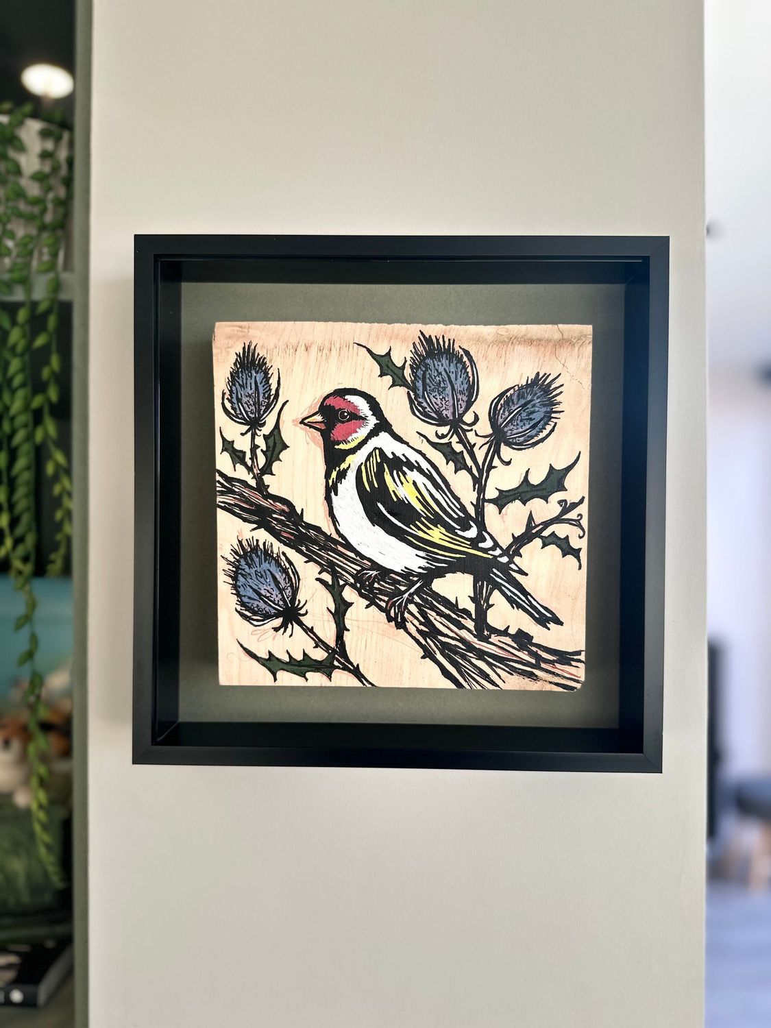 'Goldfinch on a thistle trail’ 'Goldfinch on a thistle trail’