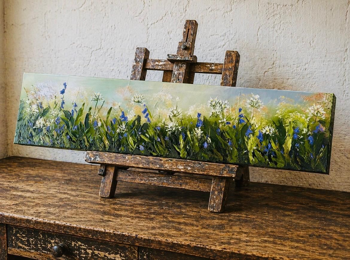 ‘Amongst the wild garlic and bluebells’