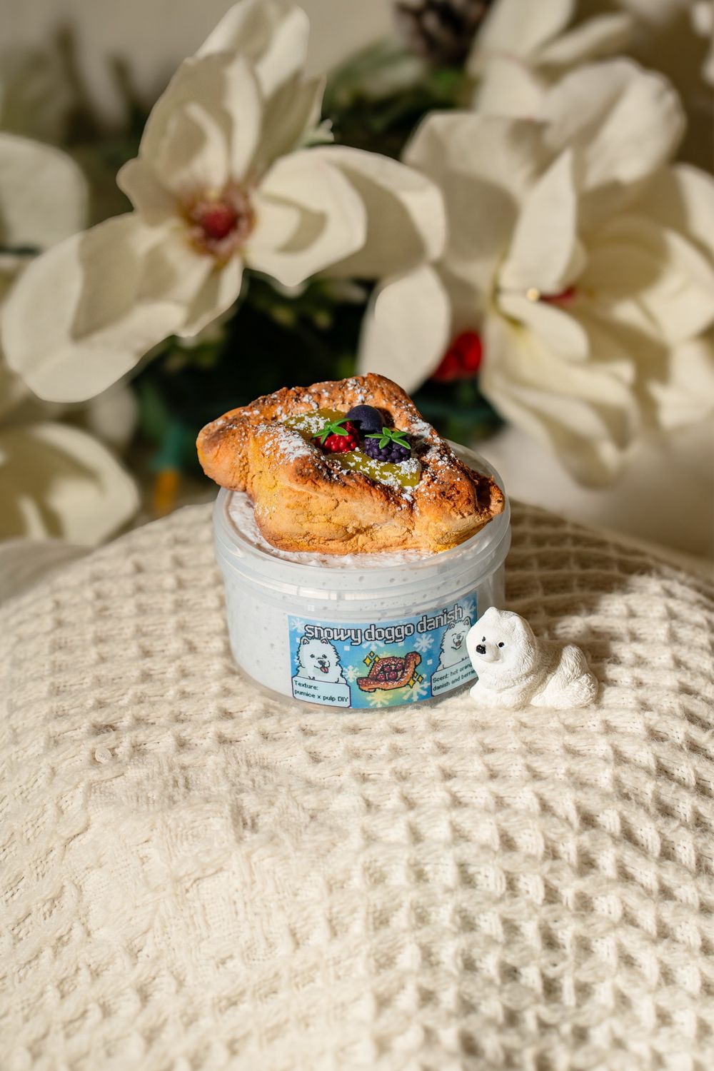 Snowy Doggo Danish