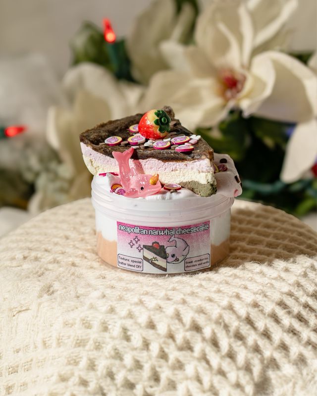 Neapolitan Narwhal Cheesecake