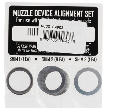 Rugged Suppressors Shim Kit 5/8x24