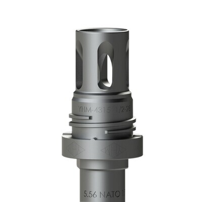 Yankee Hill Machine Company Flash Hider Mini Qd 1/2-36