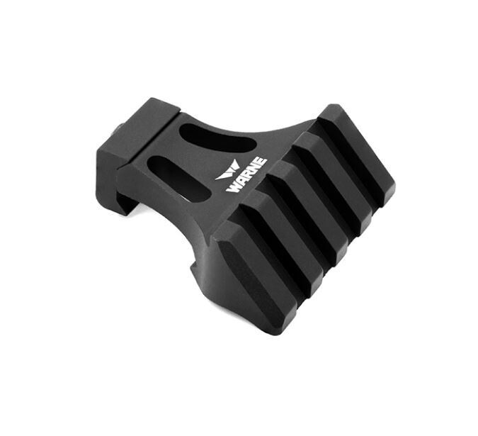 Warne Picatinny Side Mount 45deg Blk