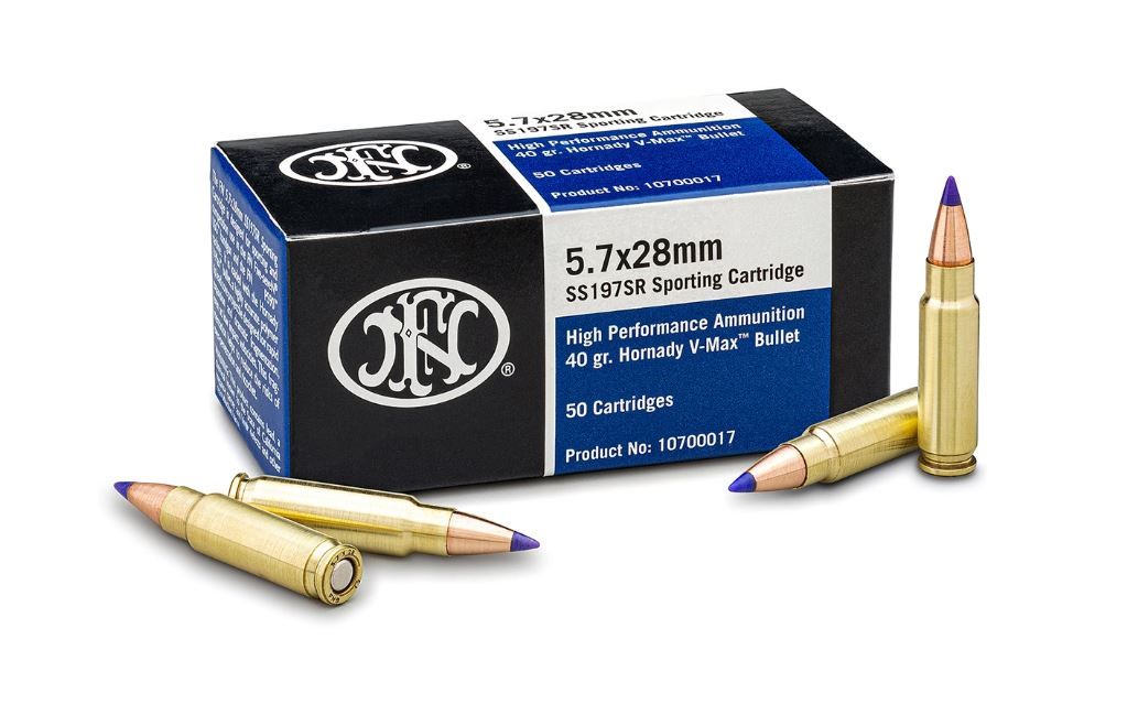 FN Ammo 40gr 5.7 V-max 500rd Case