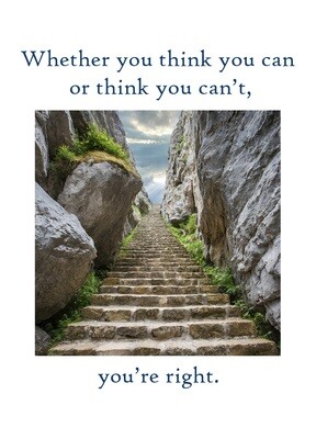 Whether You Think You Can