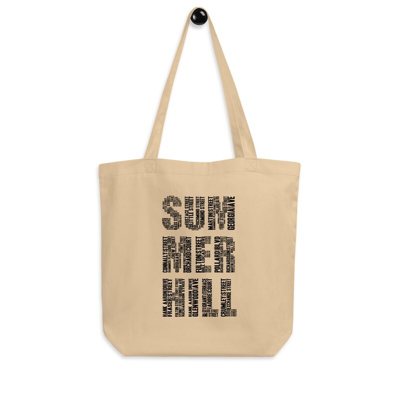 Summerhill Word Cloud Tote Bag