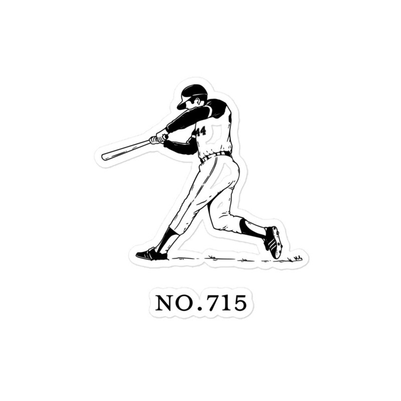 Hank Aaron Sticker