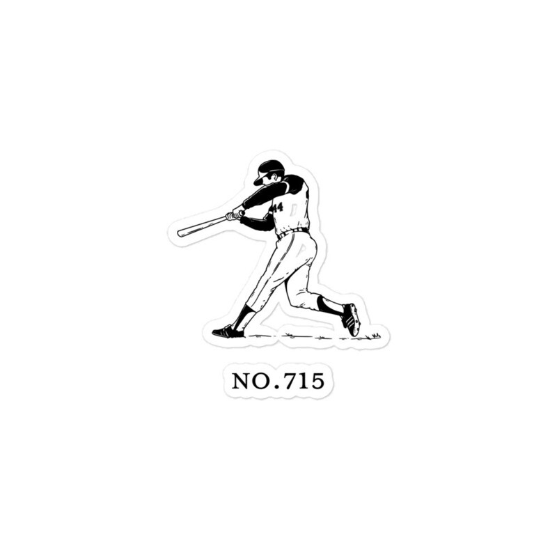 Hank Aaron Sticker