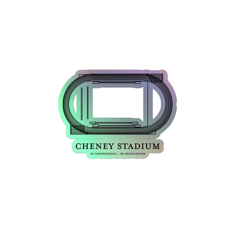 Cheney Stadium Holographic sticker