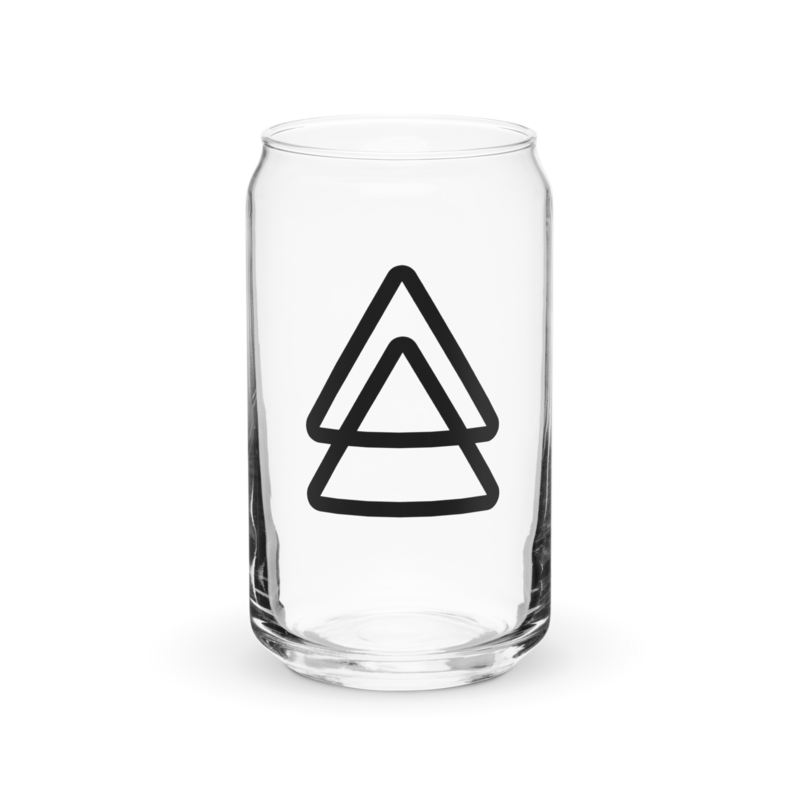Grace Defines Can Shaped Glass