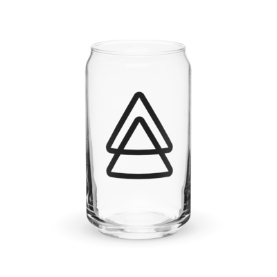 Grace Defines Can Shaped Glass