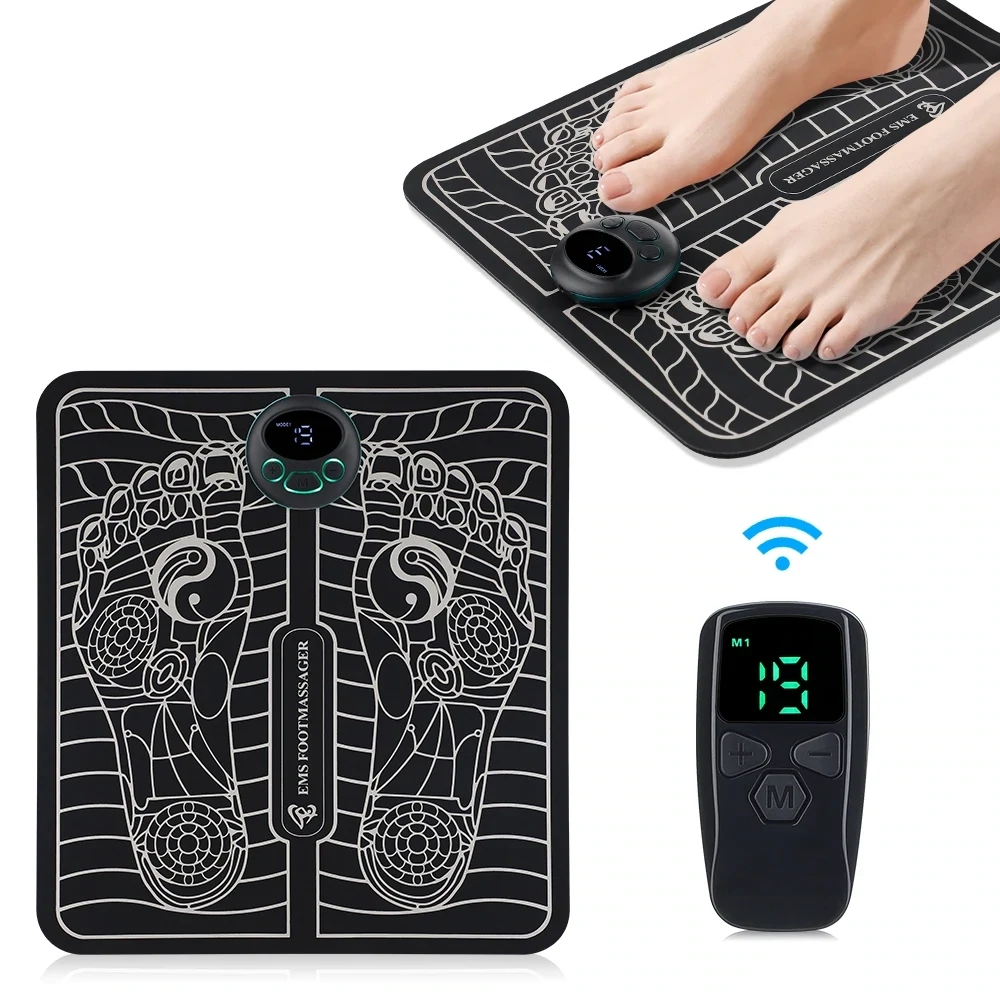 EMS Electric Foot Massager Pad Muscle Stimulator
