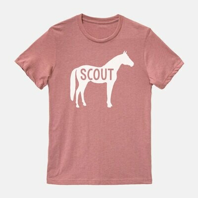 Custom Name Horse Color T-shirt tee