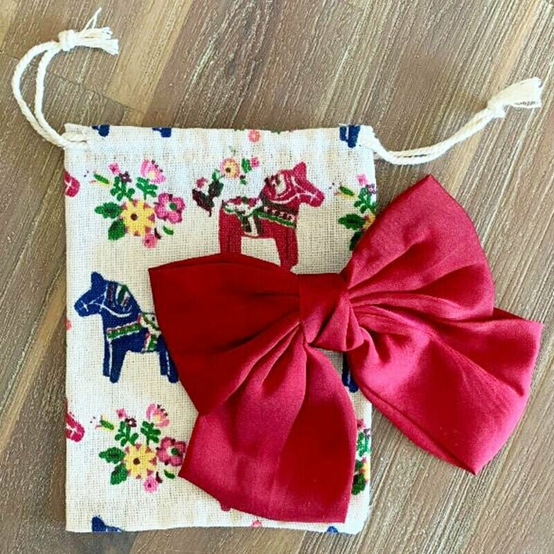 Chiffon Tail Ribbon Barrettes