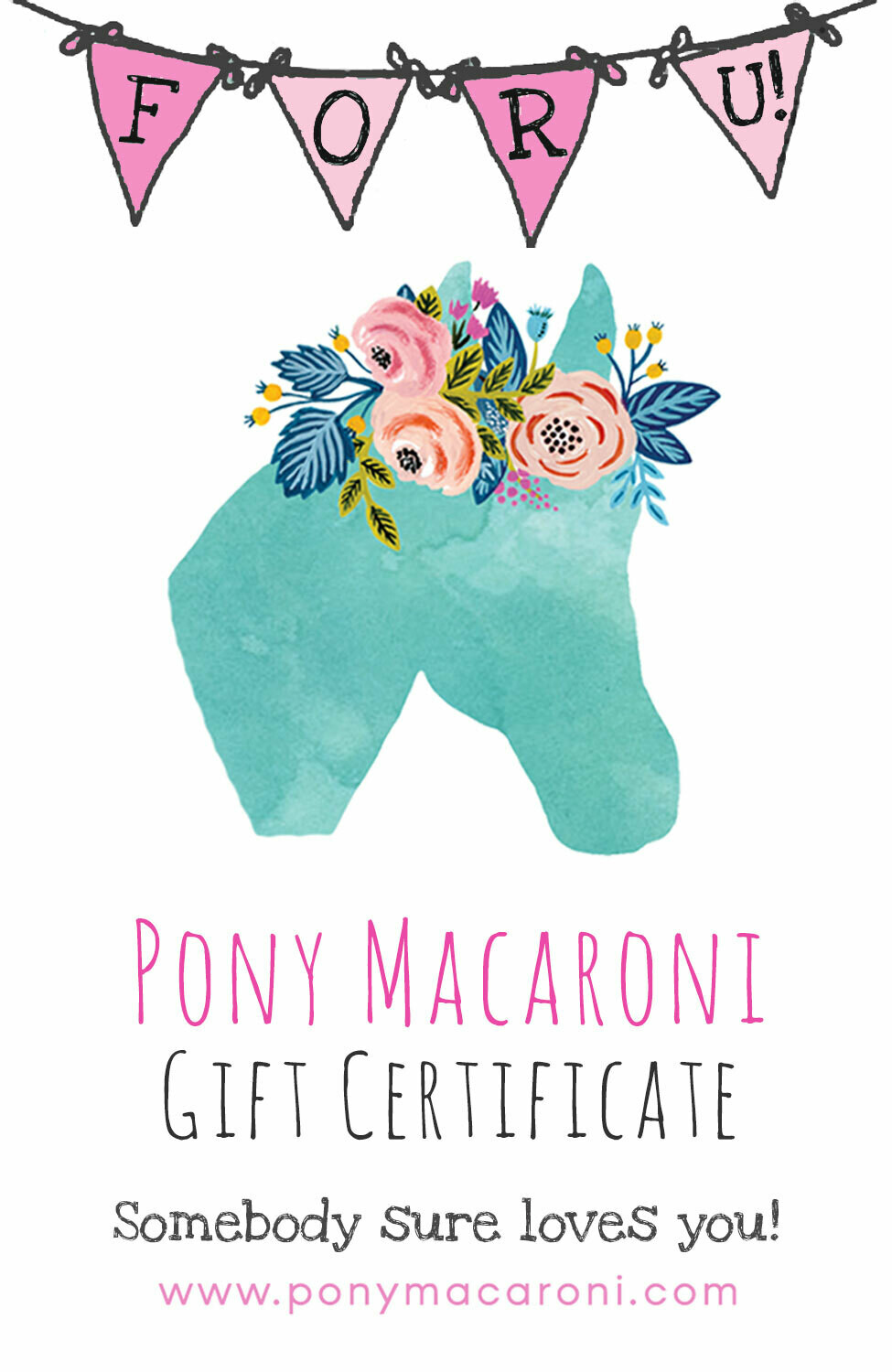 Pony Macaroni Gift card