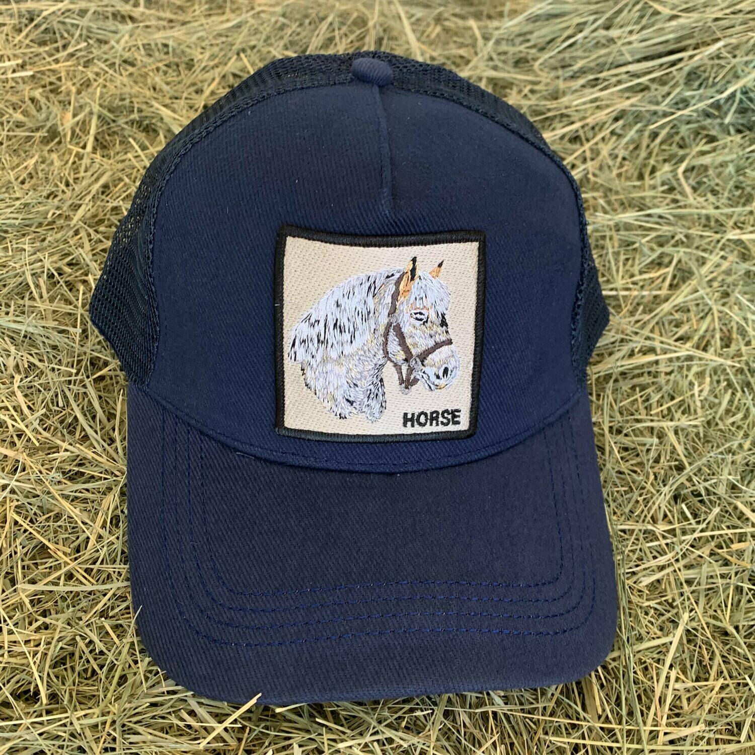 Blue Horse Trucker Hat