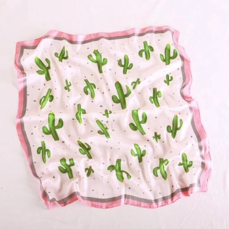 Pink Cactus Scarf