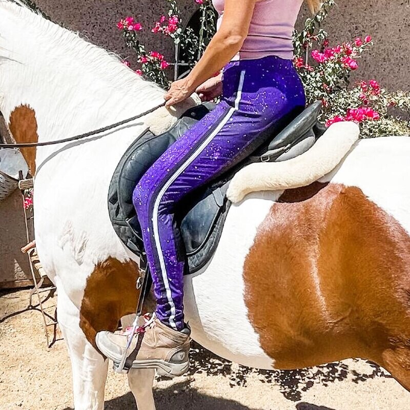 DappleBay Collab Horse Constellation Rockstar Schooling Tights