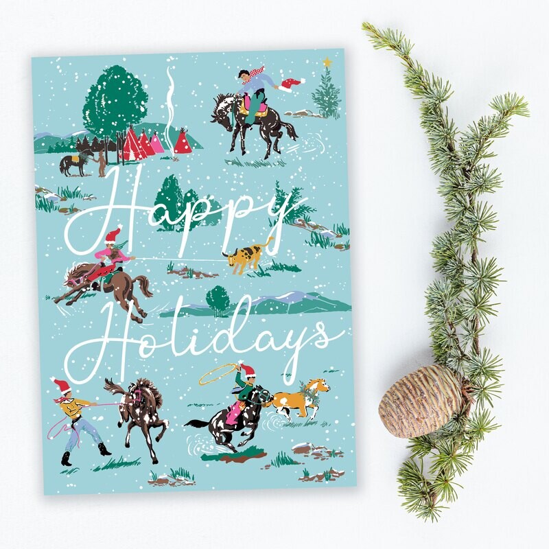 Western Cowboys Holiday Cards