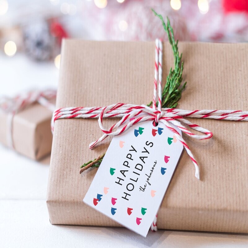 Horse Heads Holiday hanging Gift Tags