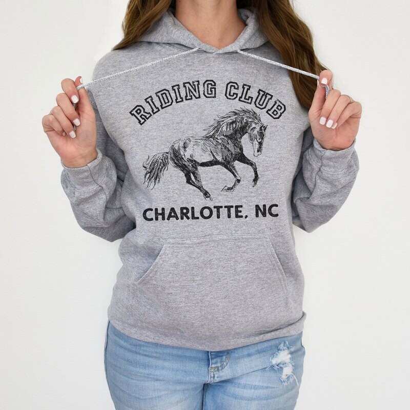 CUSTOM Riding Club Hoodie with your City/Barn Name