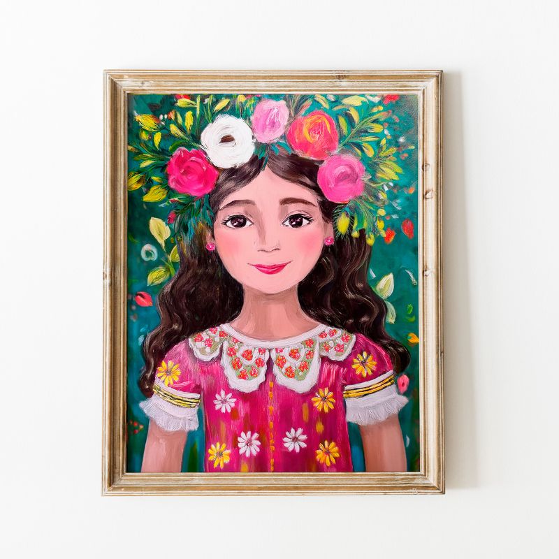Girl with Flower Crown II
