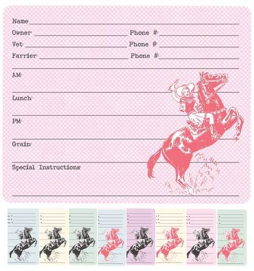 Rodeo Girl Stall Sign
