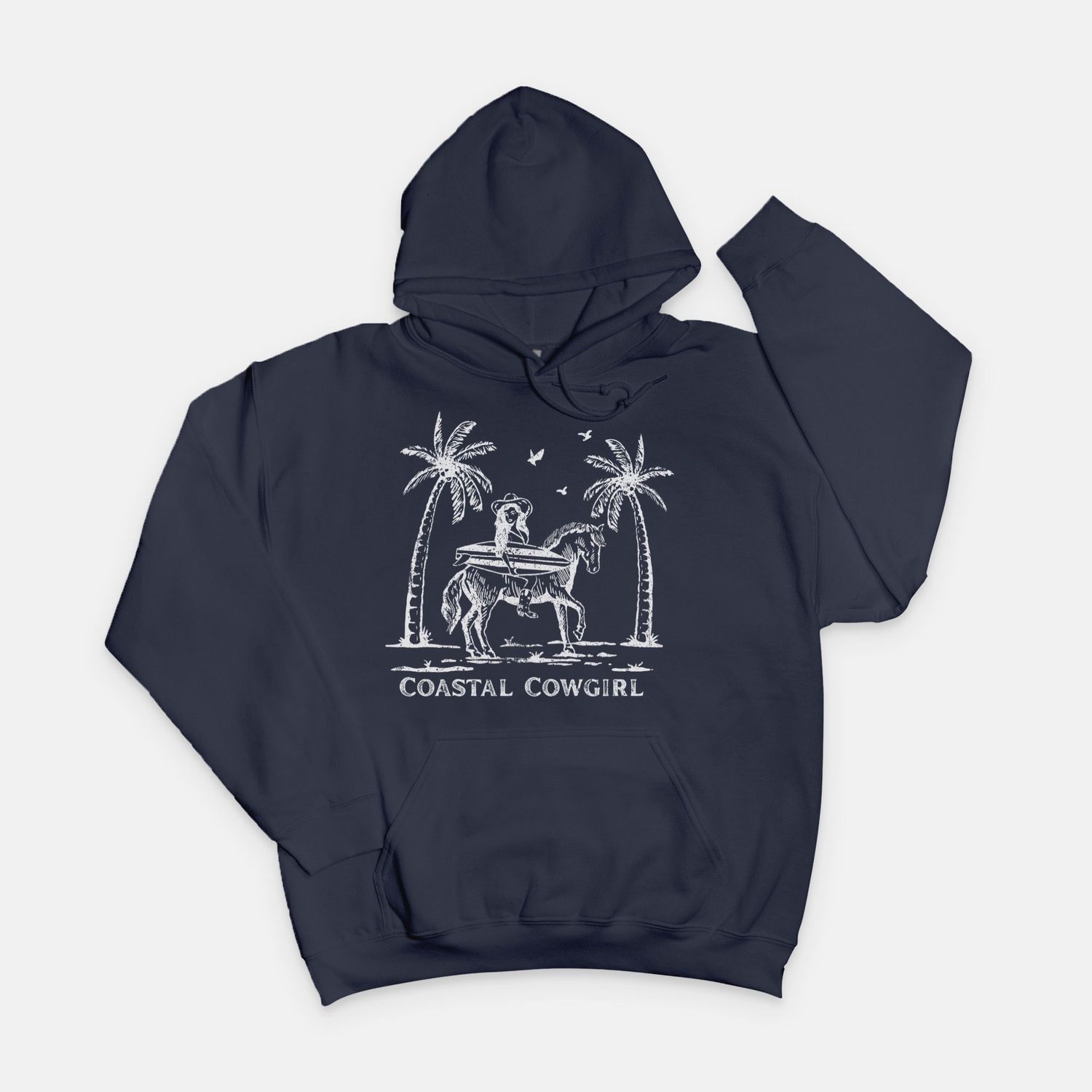 Coastal Cowgirl Navy Hoodie Sweatshirt