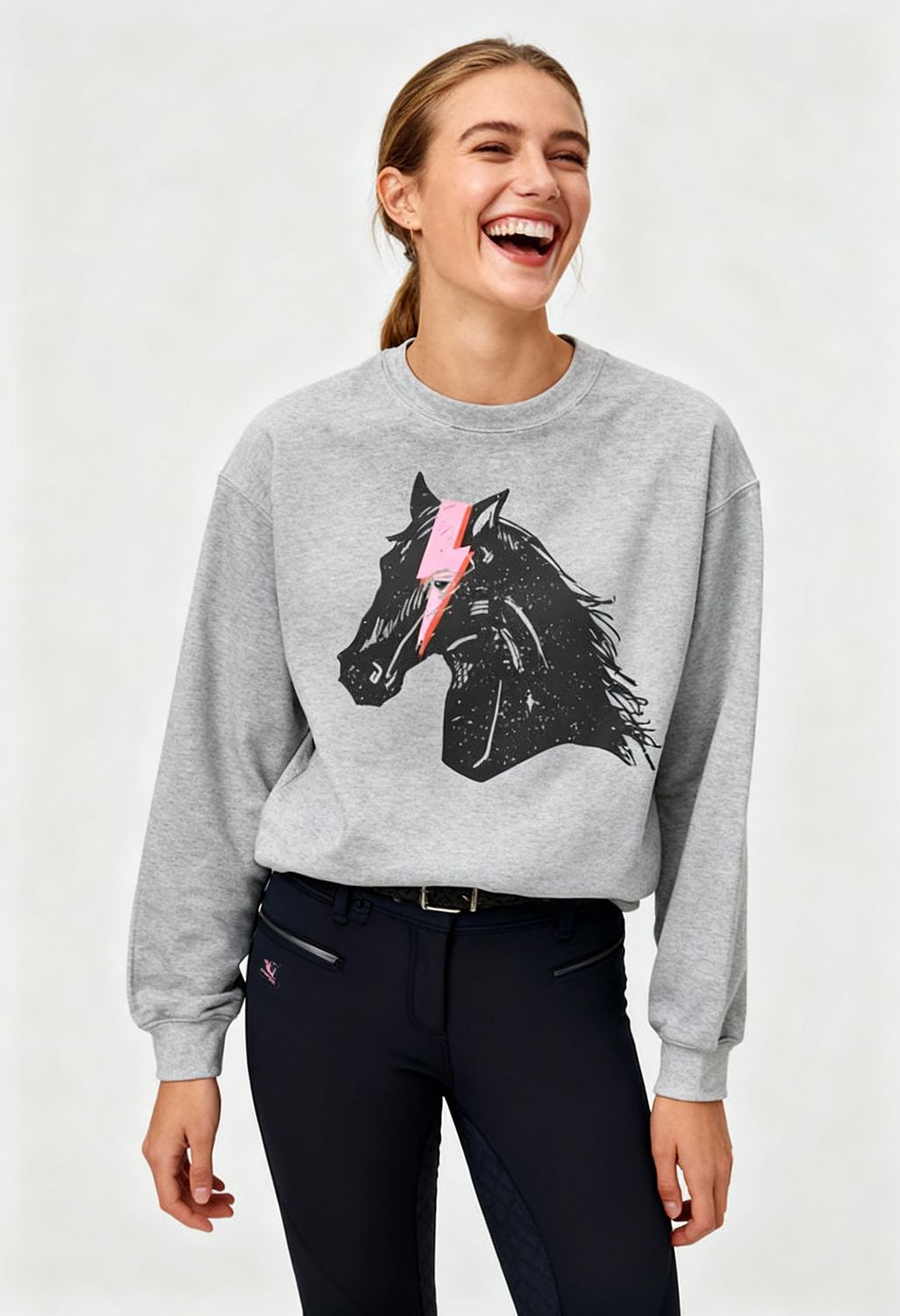 My Horse is a Rockstar Equestrian Sweatshirt My Horse is a Rockstar Equestrian Sweatshirt