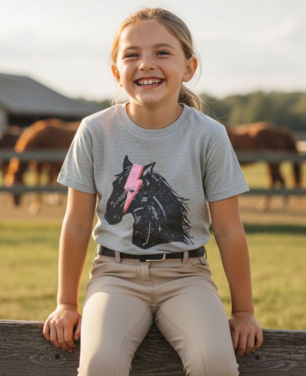 Horse Rockstar Kids Tee