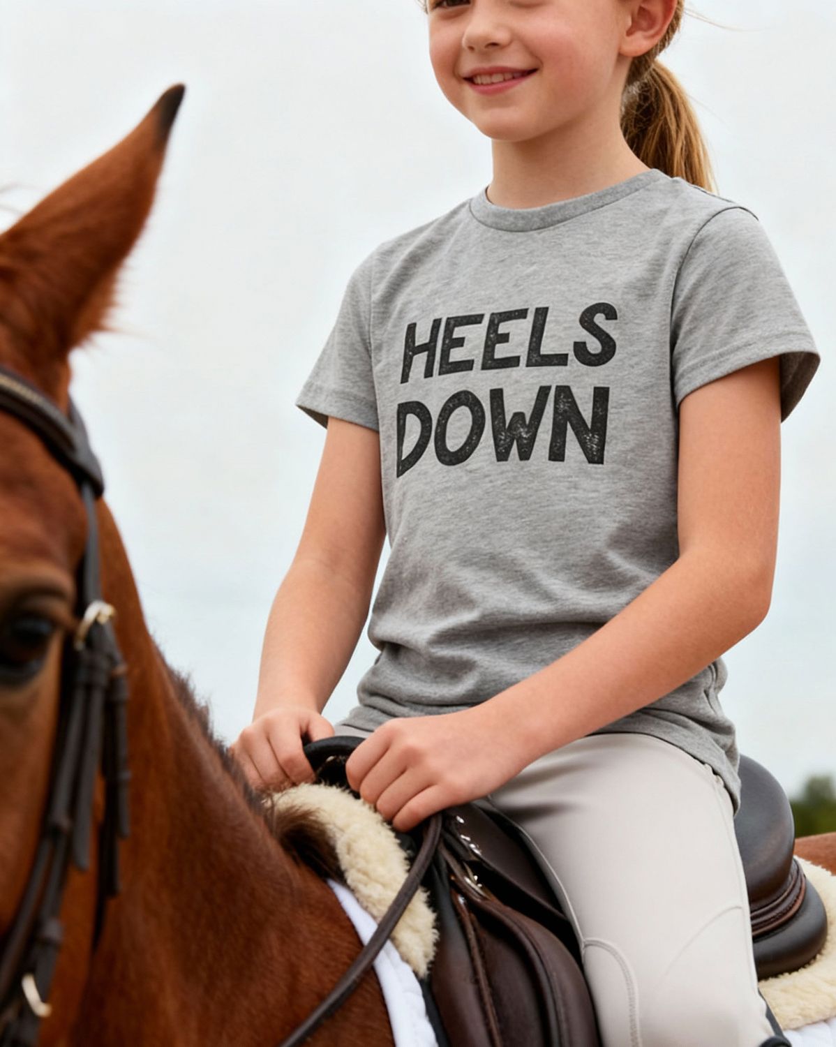 Heels Down Kids Tee