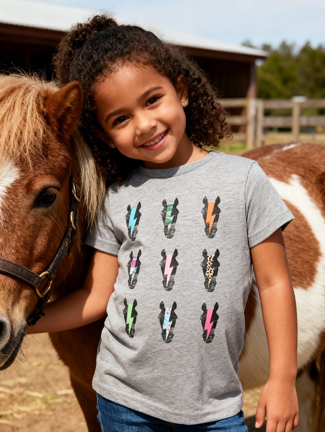 Horse Nine Rockstars Kids Tee