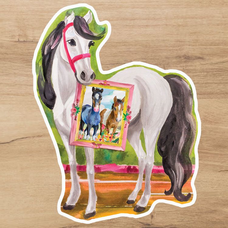 Macaroni with Painting Sticker