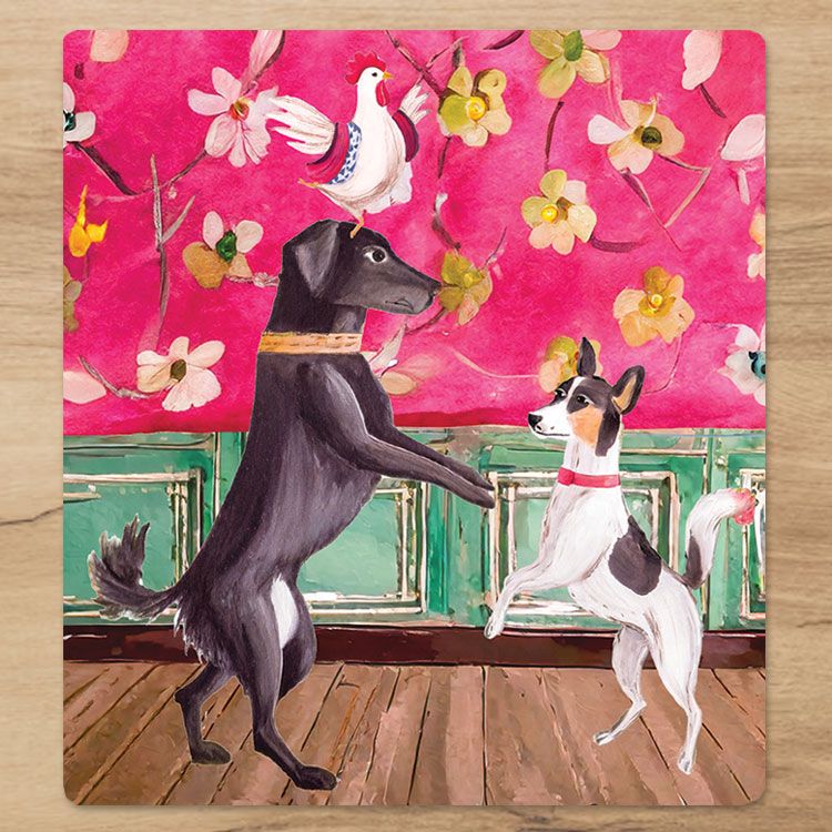 Dancing Dogs Sticker