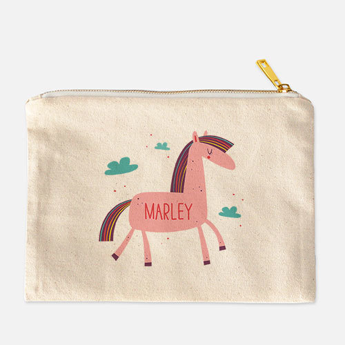 Horse in the Clouds Personalized Pencil Bag