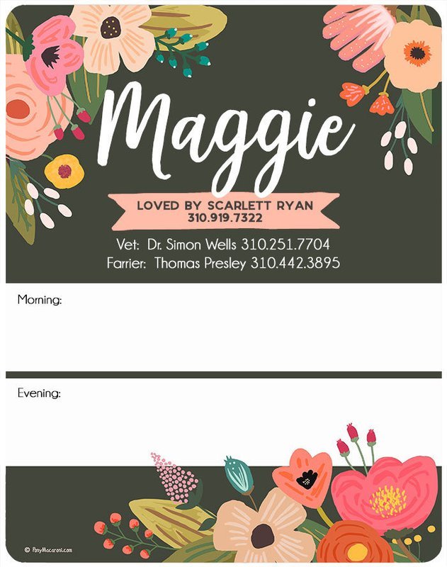 Custom Charcoal Garden Floral Stall Sign