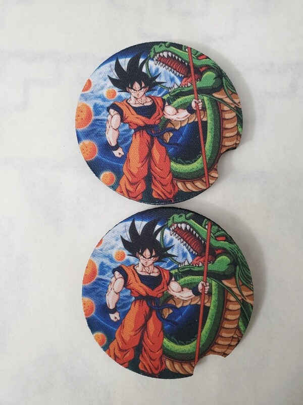 anime fabric car coaster