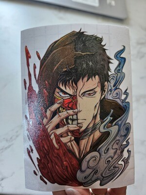 Anime holographic stickers
