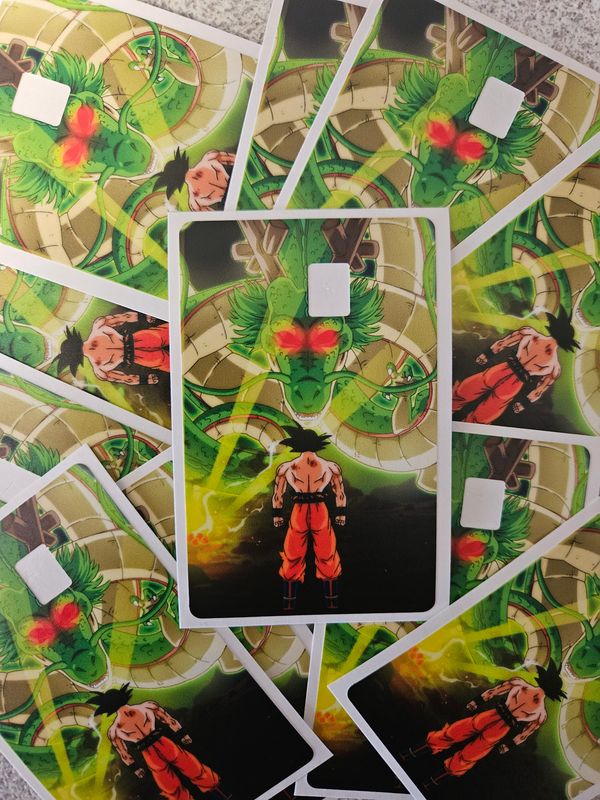 goku and shenron card skin