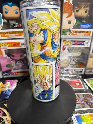 Goku &amp; Vegeta Vs kid Buu Tumbler