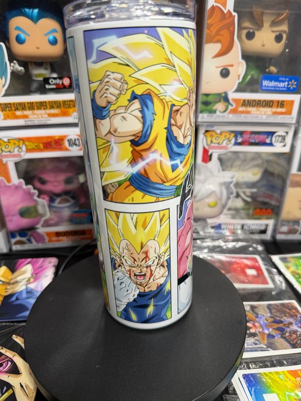 Goku &amp; Vegeta Vs kid Buu Tumbler