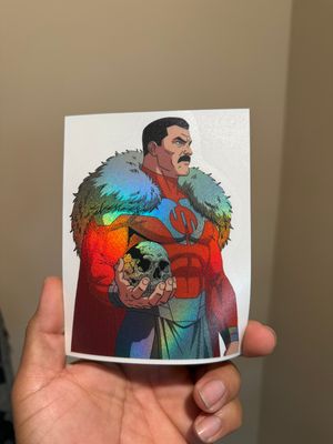Thragg with skull