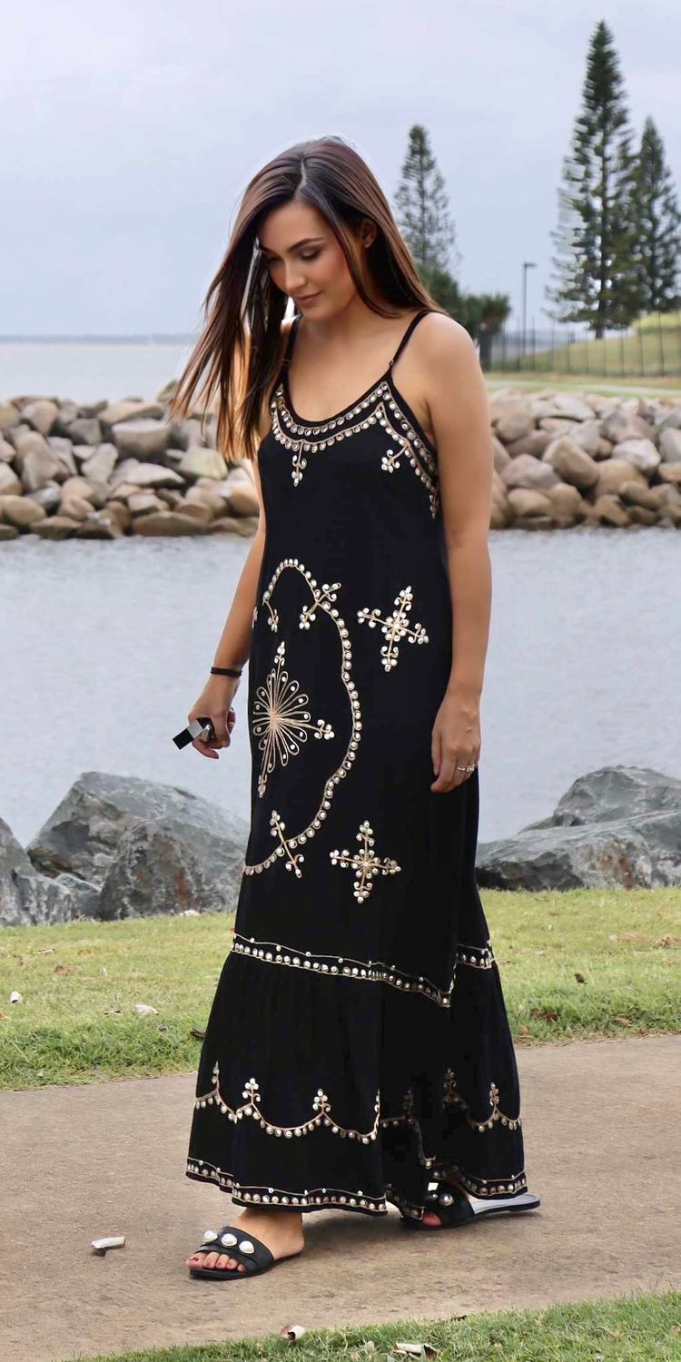 GYPSY DRESS - BLACK *other colours available