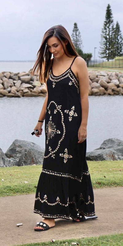 GYPSY DRESS - BLACK *other colours available