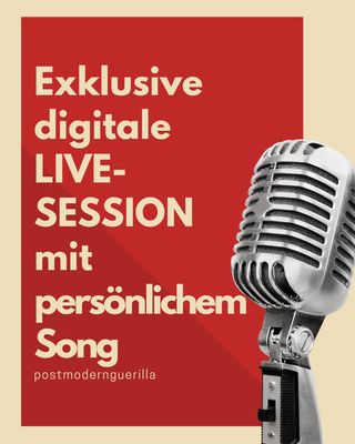Exklusive digitale Live-Session mit persönlichem Song
