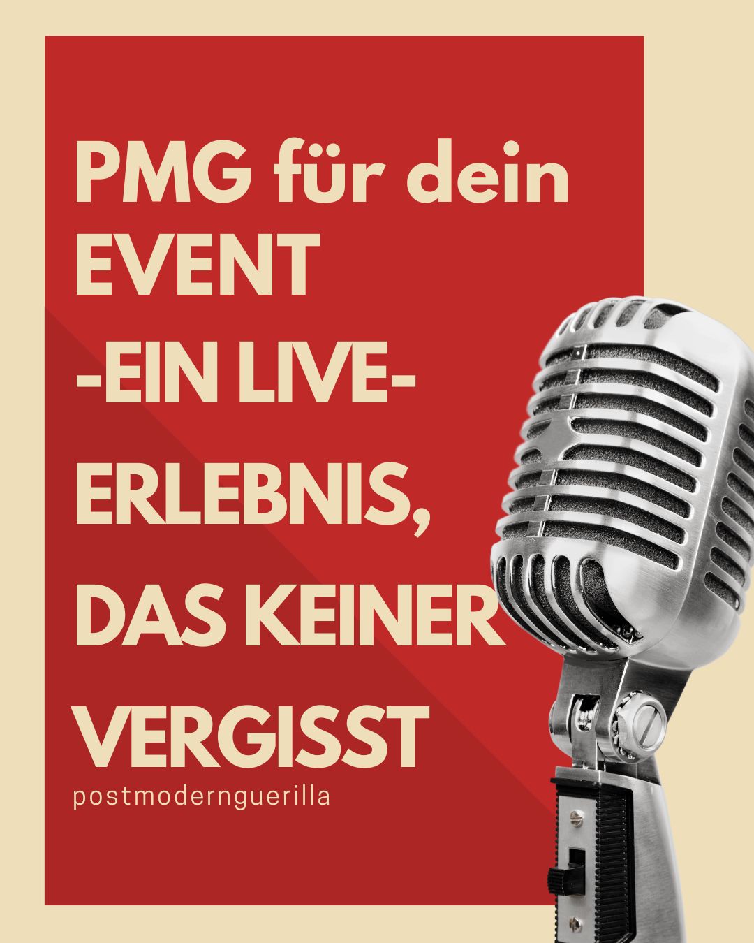 PMG für dein EVENT – Ein Live-Erlebnis, das keiner vergisst